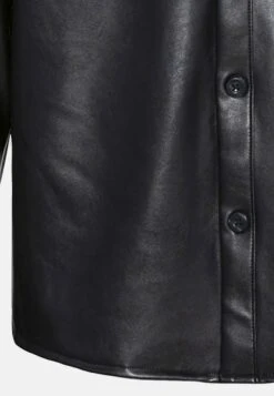 YOURTURN Unisex - Imitatieleren Jas - Black -Yourturn Verkoopwinkel cb82c7c791af41c49e28fe3f20256a3d