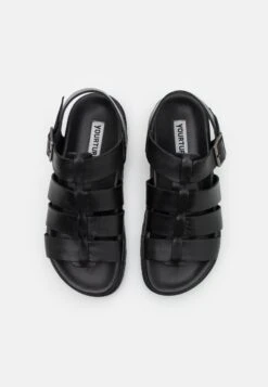 YOURTURN Leather Unisex- Sandalen - Black -Yourturn Verkoopwinkel d6eb6d64bf7b4cc6b81b3f9fbbed0078