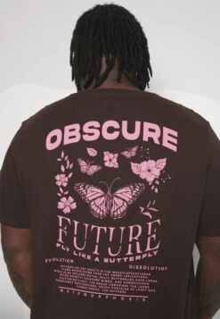 YOURTURN T-Shirt Print - Dark Brown -Yourturn Verkoopwinkel d8f393defc3d420bad3f6109b2939097