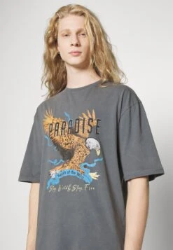 YOURTURN Unisex - T-Shirt Print - Mottled Black 11 YOURTURN Unisex - T-Shirt Print - Mottled Black -Yourturn Verkoopwinkel dbb1140a540b4b5d88e6dd57bb2e23c4