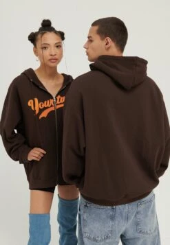 YOURTURN Unisex - Sweater Met Rits - Dark Brown 9 YOURTURN Unisex - Sweater Met Rits - Dark Brown -Yourturn Verkoopwinkel defff32f62974a92bc7d6d90fe0389c3