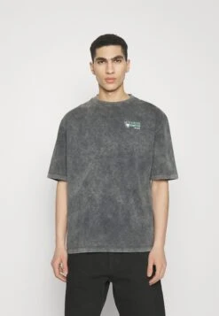 YOURTURN Unisex - T-Shirt Print - Mottled Black -Yourturn Verkoopwinkel e0852d6cd25e4088a78ed40c27fcd182