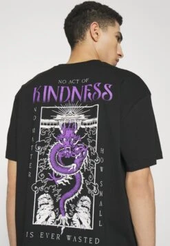 YOURTURN Dragon Graphic TeeUnisex - T-Shirt Print - Black -Yourturn Verkoopwinkel e95af8e6e24d4c348b5ec6e7778186a0