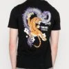 YOURTURN Dragon Tiger Tee - T-Shirt Print - Black 1 YOURTURN Dragon Tiger Tee - T-Shirt Print - Black -Yourturn Verkoopwinkel eafb741659644e9a9687f4c8767b6e38