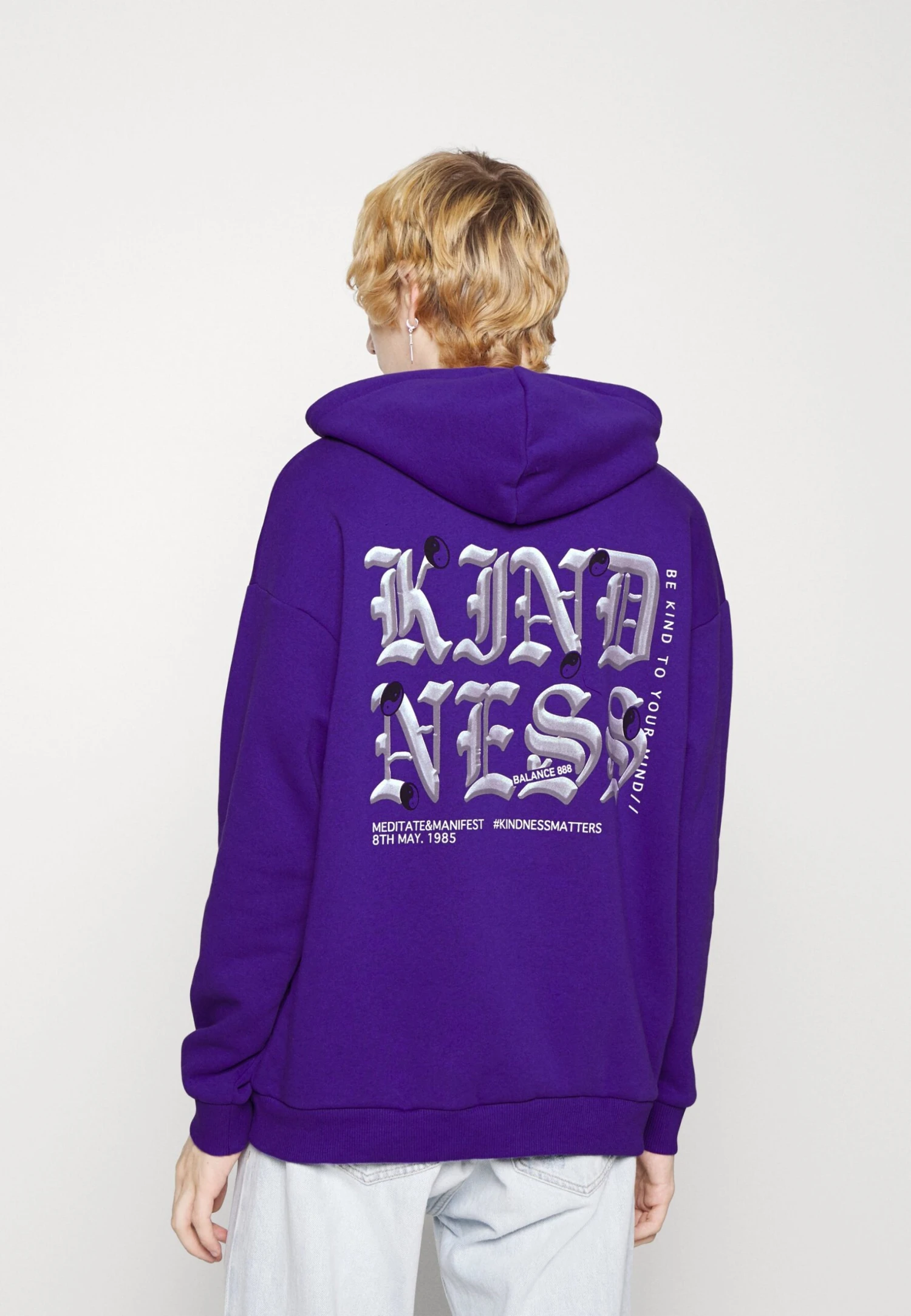 YOURTURN Kindness Hoodie - Sweater - Purple 3 YOURTURN Kindness Hoodie - Sweater - Purple