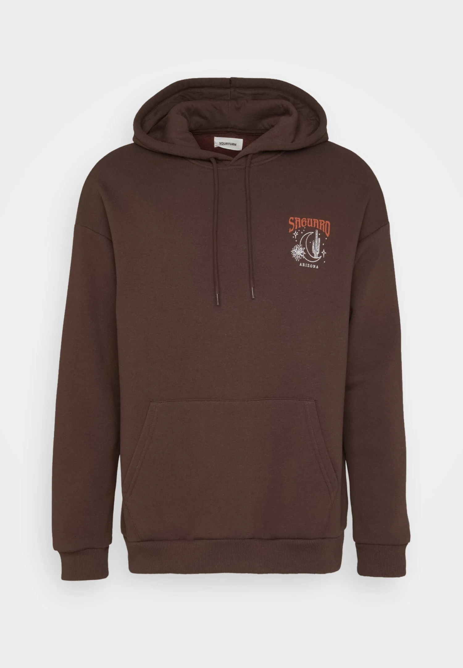 YOURTURN Unisex - Hoodie - Brown 7 YOURTURN Unisex - Hoodie - Brown - Afbeelding 5