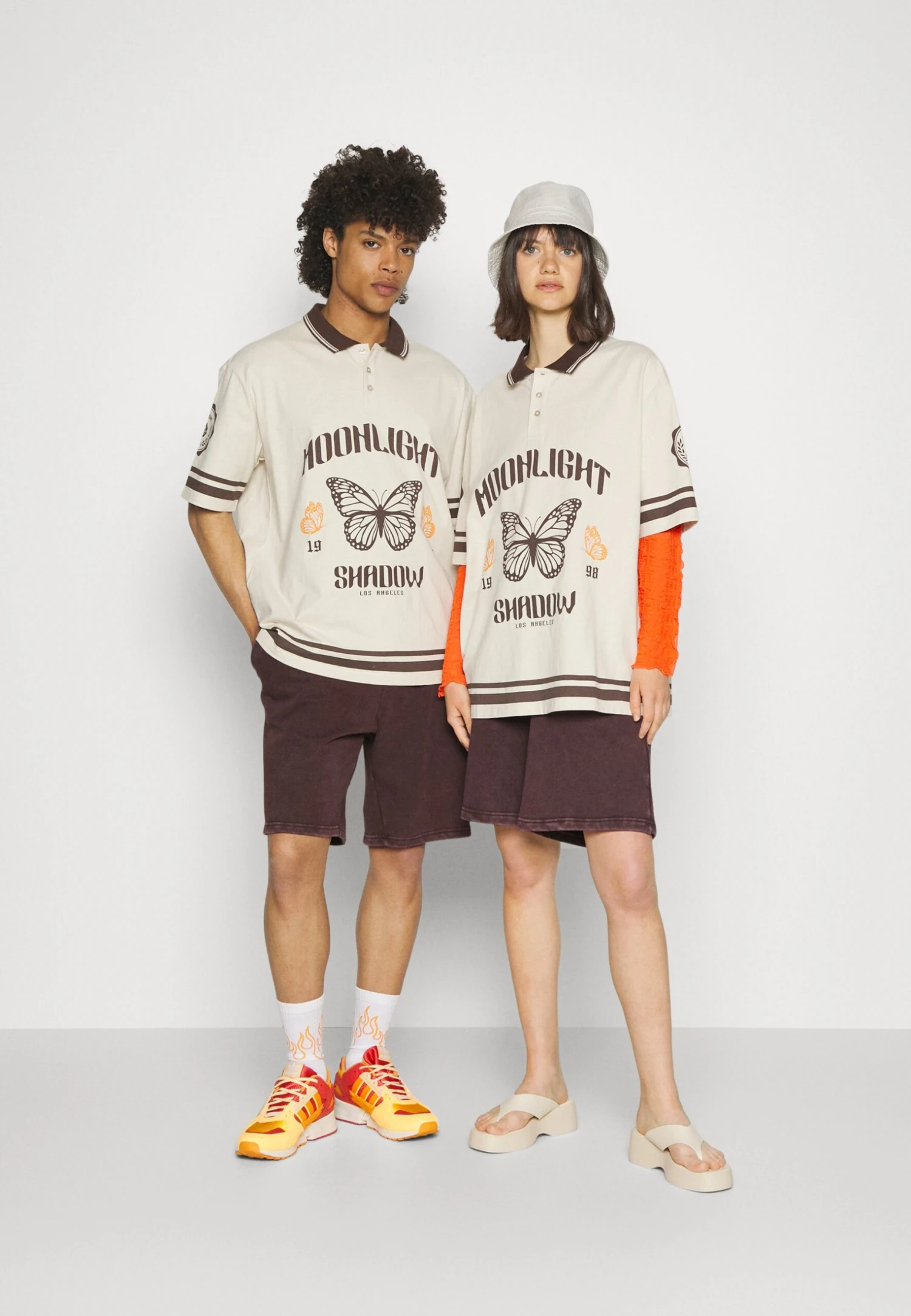 YOURTURN Unisex - Shorts - Dark Brown 4 YOURTURN Unisex - Shorts - Dark Brown - Afbeelding 2