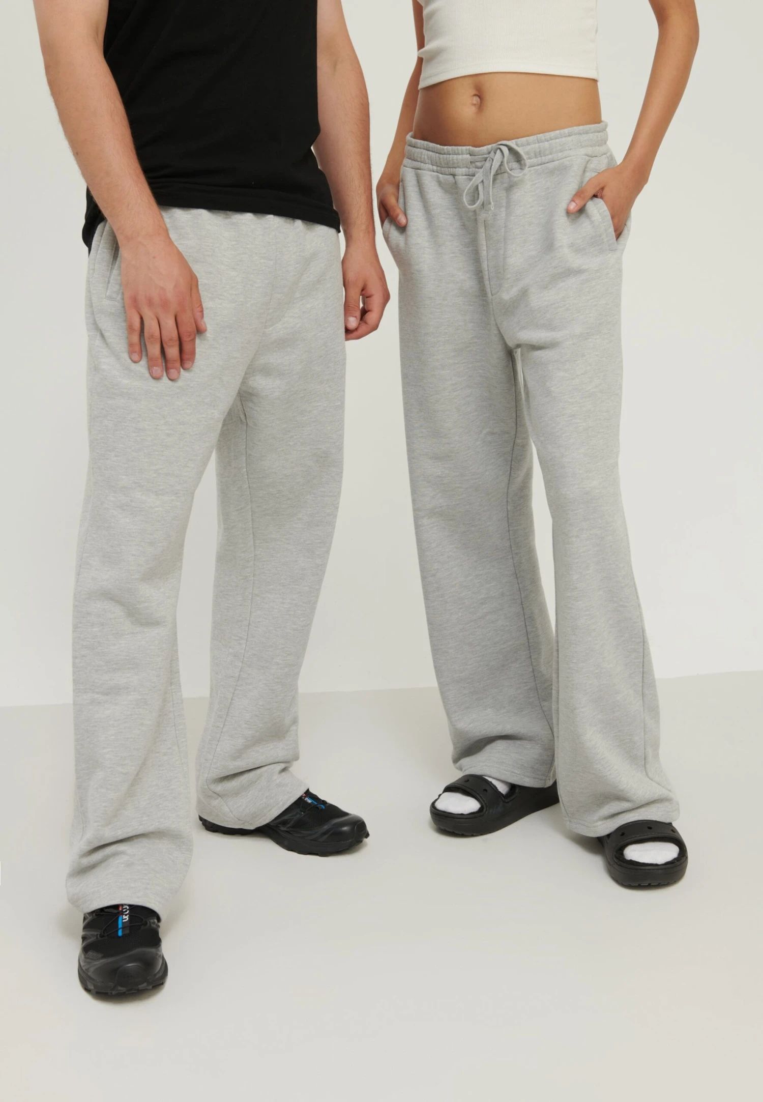 YOURTURN Unisex - Trainingsbroek - Mottled Light Grey 3 YOURTURN Unisex - Trainingsbroek - Mottled Light Grey